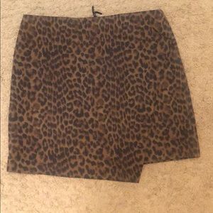 Ann Taylor Leopard Print Skirt